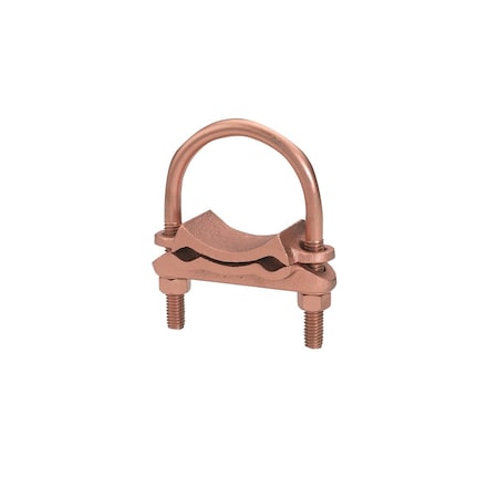 Burndy Mechanical Grounding Connector, 2 Parallel Cables to Rod or Pipe, 4 AW GD1726